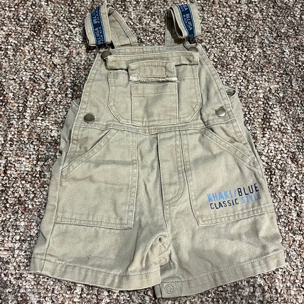 Boys Khaki Overalls